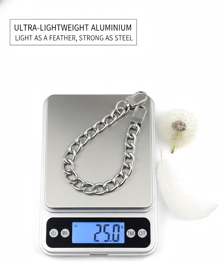 Metal Phone Wrist Lanyard Lightweight Aluminum Cellphone Strap Wristlet Classic Metal Phone Chain for Women and Men
