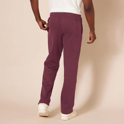 Amazon Essentials Men's Relaxed Straight Leg Fleece Open Bottom Sweatpant (Available in Big & Tall)
