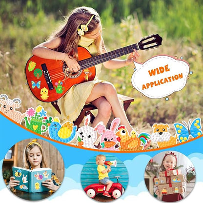 Labeol Diamond Art Kits for Kids Boys and Girls Ages 6-8-10-12 Easy to DIY Creative Diamond Art Sticker Craft by Numbers Kits for Kids and Adult Beginners (Farm)