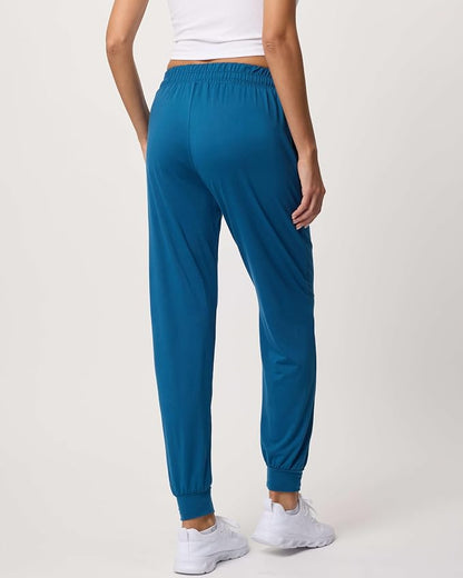 3 Pack Women's Lounge Joggers Sweatpant Active Athletic Yoga Workout Pocket | Available in Plus Size, Ladies Casual, Drawstring Gym Pants, Sleep Bottoms, Hiking, Running, Fitness, Exercise, Pajama, Soft