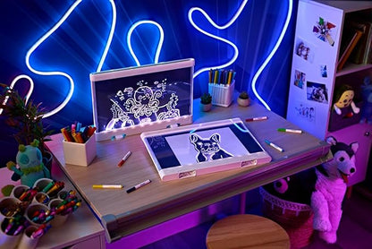 Crayola Ultimate Light Board - White, Kids Drawing Tablet, Gifts for Kids, LED Drawing Board, Sketching Art Projector, Toys for Boys & Girls, 6+