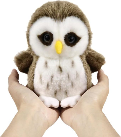 Ice King Bear Wild Animal Small Stuffed Animals Zoo Family Plush Toy (Owl 6 Inches)