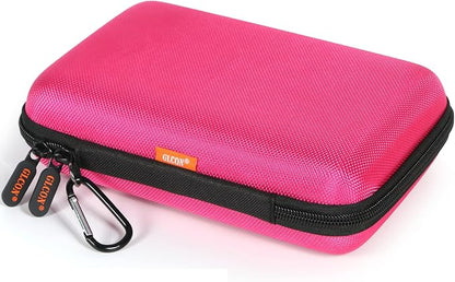 Electronics Tech Organizer Portable Travel Case - Hard Shell Protective Carrying Case for External Hard Drive, Phone Charger, Power Bank, Small Gadgets Storage Pouch Bag