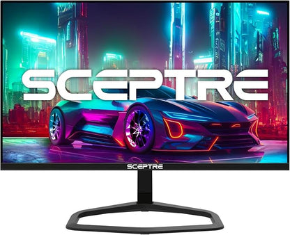 Sceptre New 24.5-inch Gaming Monitor 240+Hz 1ms DisplayPort x2 HDMI x2 100% sRGB AMD FreeSync Premium Build-in Speakers, Machine Black 2025 (E255B-FWD240 Series) | 25 FHD Va, 100% Srgb, Amd Freesync Premium, 2x Dp1.4, 2x Hdmi2.0, 2x2w Speakers