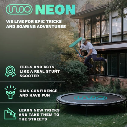 in Do the Trick - Trick Scooter for Teenagers & Adults - 6-15 Years - Trampoline Scooter Ideal for Trampoline Stunt Exercises, Professionals & Beginners - Indoor & Outdoor Freestyle