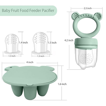 BIGSPINACH Baby Food Freezer Tray and Teething Popsicle Molds – The Perfect Solution for Your Little One's Teething and Feeding Needs
