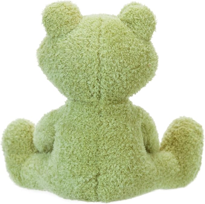 Apricot Lamb Frog Plush Stuffed Animals for Kids, Soft Cute Plush Toys for Baby Girl and Boy, Fluffy Frog Green 7 Inches
