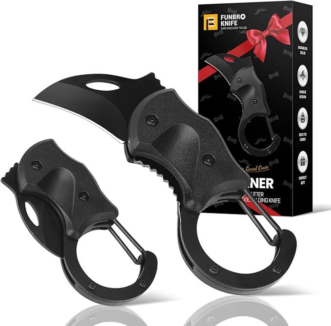 FUNBRO Edc Box Cutter | Small Pocket Knife Gifts for Men, Anniversary & Birthday Gifts for Him
