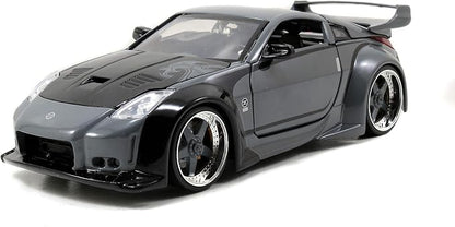Jada Fast & Furious D.K.'s 2003 Nissan 350Z - 1:24 Scale Diecast Model Toys - Opening Doors, and Hood - for Collectors and Enthusiasts 8+ - Grey