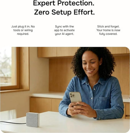 Layla Noise & Security Monitoring Device for Airbnb, Rental, Office & Home | Noise, Humidity & Occupancy Sensor, Intruder Detection, Guest Counting | Radar-Based Motion Detection | Privacy-Safe