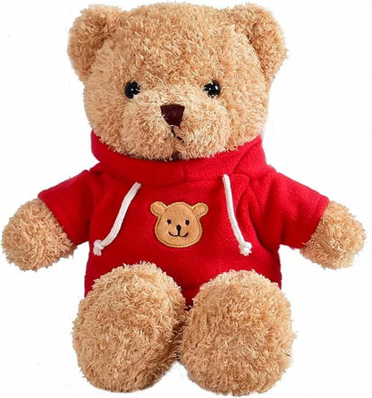 11.8" Teddy Bear Stuffed Animals Plush Bear Doll Kids Boys Girls Animal (Red Bear)