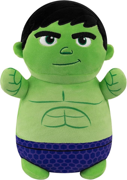 Squishmallows Original Marvel Spidey and His Amazing Friends 10-Inch Hulk HugMees - Medium-Sized Ultrasoft Official Jazwares Plush