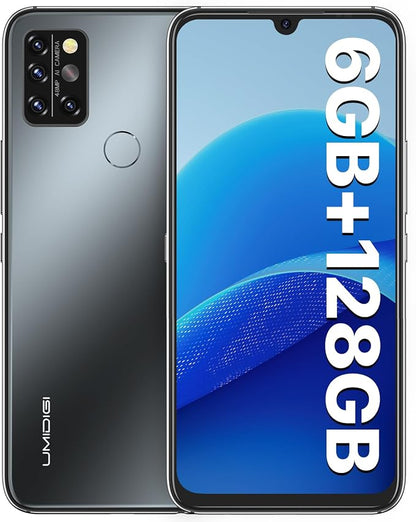 UMIDIGI A9 Pro Unlocked Cell Phone, Helio P60, 6GB+128GB Expandable 256GB, 6.3 Inch FHD Touch Screen, Double-Sided 2.5D Curved Glass, 48MP Quad Camera, 4150mAh, Dual SIM 4G Volte