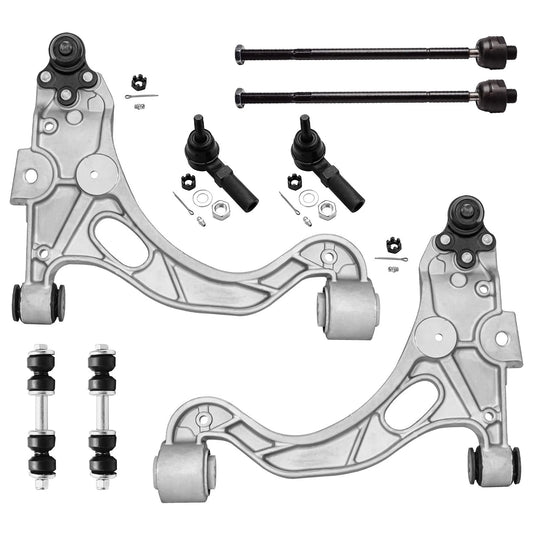 Detroit Axle - Front End 8pc Suspension Kit for Buick LeSabre Park Avenue Cadillac DeVille Seville Aurora Bonneville, 2 Lower Co