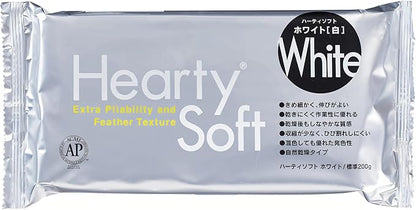 Activa Hearty Soft Clay, White, Lightweight Air Dry Clay 180g (6.3 oz) | Fine & Flexible Texture Perfect for Flowers, Sweets & Deco, Miniature Food