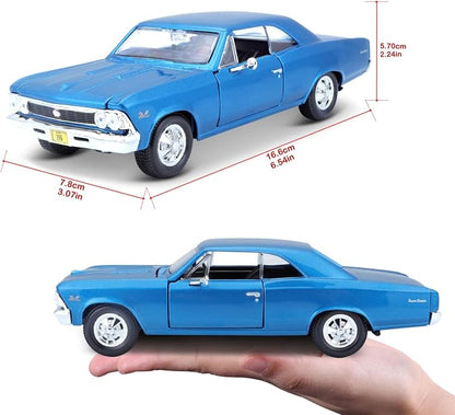 Maisto 1:24 1966 Chevy Chevelle SS 396 Model Car, Multicolor