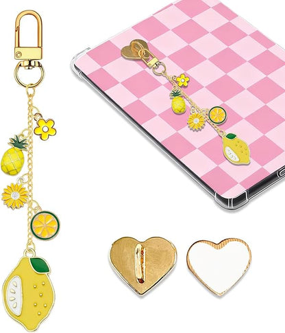 Charm Chains for Kindle,Cute E-reader Phone Charm Bracelets Accessories Compatible for Kindle E-Reader Phone iPad AirPod,Gifts for Reader Booklovers