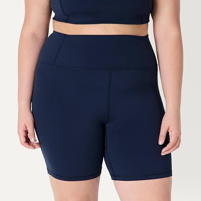 Amazon Essentials Women's Active FormFlex Buttery Soft High Waist Biker Shorts