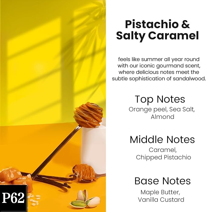HoogaLife Car Air Freshener Diffuser 2 Pack Hanging Pistachio Salty Caramel Car Air Freshener for Women 45+ days Long Lasting Fragrance Made in USA (P62)