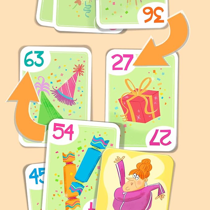 Melon Rind Jump 9, Math Game for Kids Learning Multiples of 9, Lively, Fun Card Game, Quick Activity for Boosting Math Confidence, Screenless Fun, Ages 8+