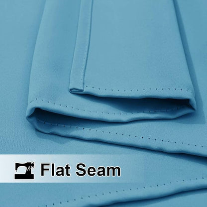NICETOWN Outdoor Curtain for Patio Extra Long 120" L, Waterproof & Windproof Top and Bottom Rusrproof Grommets Block The Sun & Heat, Privacy Protect for Cabana/Porch, 52" W, 1 Panel, Teal Blue
