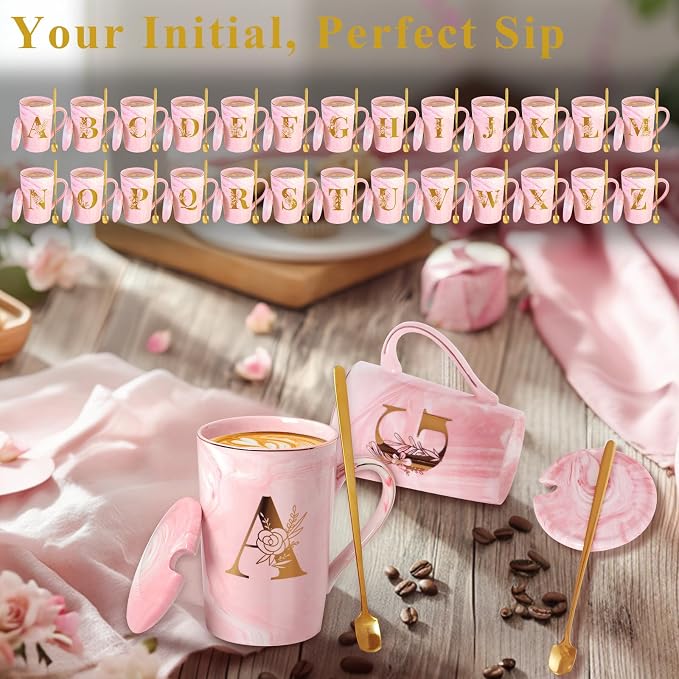 MNZZ Personalized Ceramic Coffee Mug with Lid Tea Cup Women Men Teacher Gifts Female Male Best New Appreciation Thank you Favorite Good Goodbye Retirement Friends Social Student Bestie,Y