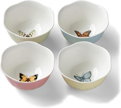 Lenox 791720 Butterfly Meadow 4-Piece Dessert Bowl Set