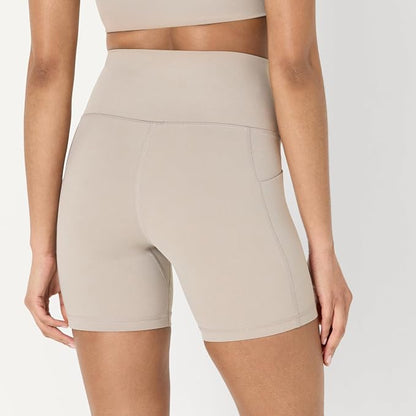 Amazon Essentials Women's Active FormFlex Buttery Soft High Waist Biker Shorts
