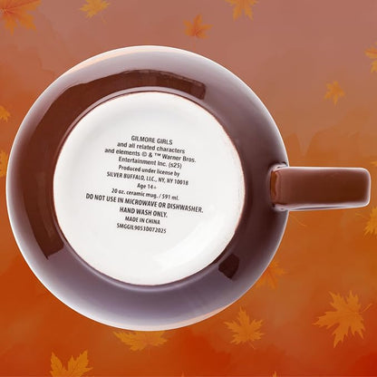 Silver Buffalo Gilmore Girls Luke's Coffee Pot, 3D Sculpted Mug, 20oz | Ceramic, 0.59 Liters