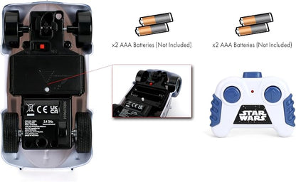 Jada Star Wars R2-D2 Volkswagen Beetle RC Car – 1:32 Scale Simple Function Remote Control Toy Toys