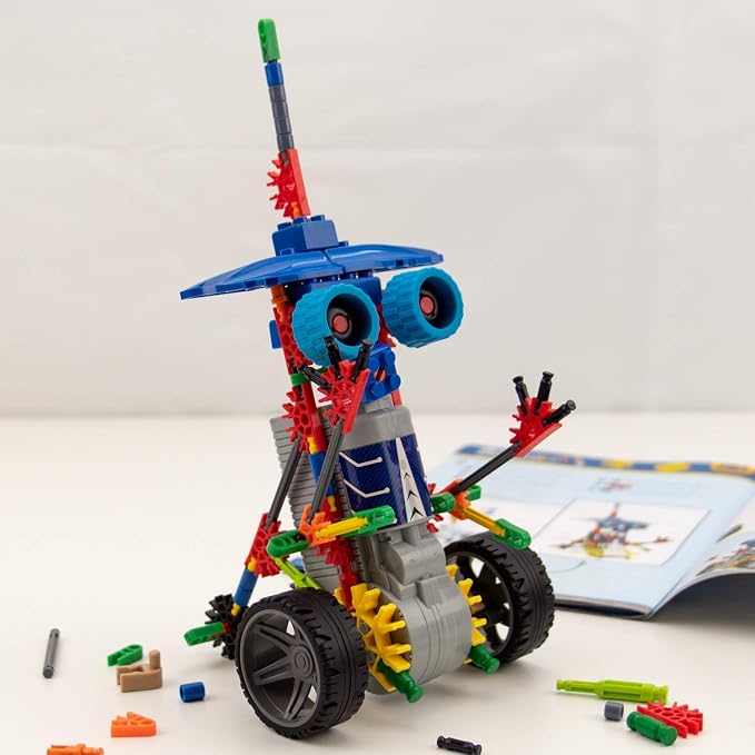 Science4you Deltabot Robot Toy Kit for Kids Age 8-12 - STEM 117 Pieces Robotics Kit, Build Your Own Robot Toy for Kids Age 8+, Educational Science Kits DIY Building Toys, Gift for Boys and Girls