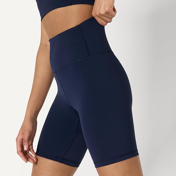 Amazon Essentials Women's Active FormFlex Buttery Soft High Waist Biker Shorts
