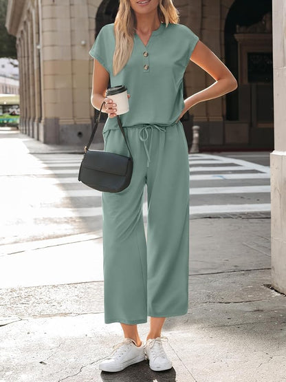 LILLUSORY Two Piece Lounge Sets for Women Vacation Beach Travel Airport Fall Outfits Casual Cruise Fashion 2026