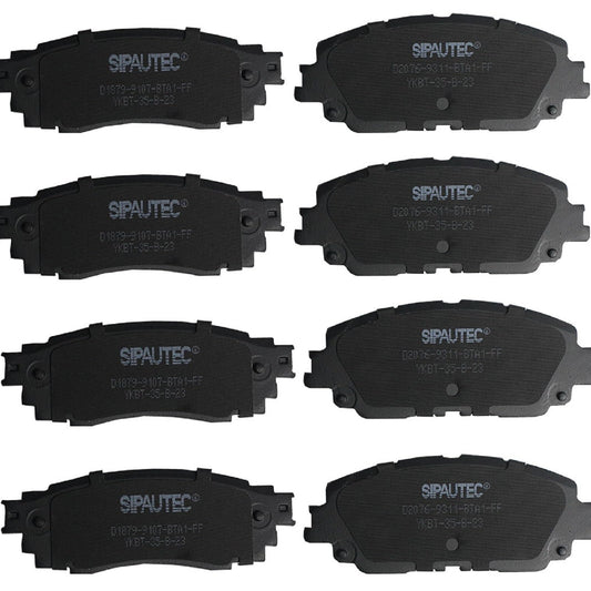 SIPAUTEC-8pcs Ceramic Brake Pads Replacement For 2018-2022 Toyota Camry Hybrid/XLE/XSE,For 2019-2022 Rav4 Lexus ES350 ES250 UX20