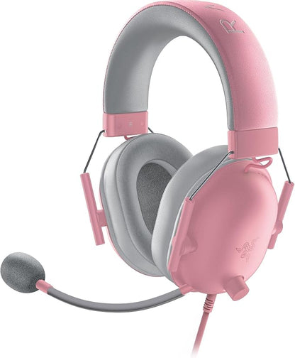 Razer BlackShark V2 X Wired Xbox Gaming Headset, Pink | 50mm Drivers, Cardioid Mic, Lightweight, Comfortable Noise Isolating Earcups, For Xbox Series X, Series S, PS5, PC, Switch