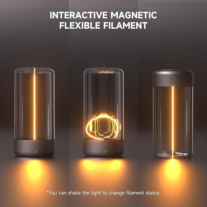Mini Minimalist Table Lamp Cordless LED Desk Lamp Rechargeable Modern Night Lights Portable Nightstand Lamps Unique Ambient Light Mood Lighting for Bedroom, Beside, Nursery