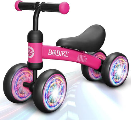 Baby Balance Bike Toys for 12-36 Months Kids Toy Boy and Girls Gifts Toddler Best First Birthday Gift Children Walker No Pedal Infant 4 Wheels Bicycle