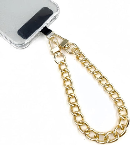 Metal Phone Wrist Lanyard Lightweight Aluminum Cellphone Strap Wristlet Classic Metal Phone Chain for Women and Men