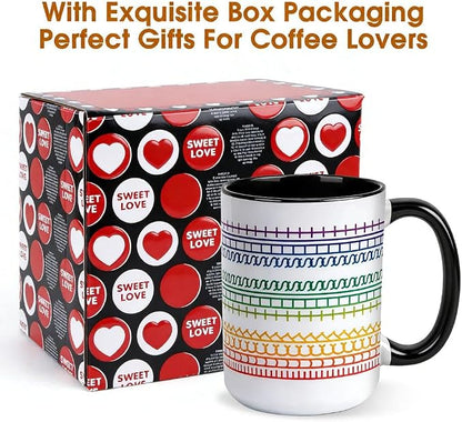 Funny Coffee Mugs for Women Men,15oz Hidden Message Ceramic Cup | Secret Message Mug,Novelty Birthday Gag Gifts for Friends,Family,Office Prank Gag Gift for Coworkers,Fun White Elephant Gifts