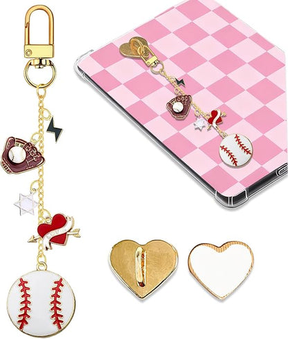 Charm Chains for Kindle,Cute E-reader Phone Charm Bracelets Accessories Compatible for Kindle E-Reader Phone iPad AirPod,Gifts for Reader Booklovers