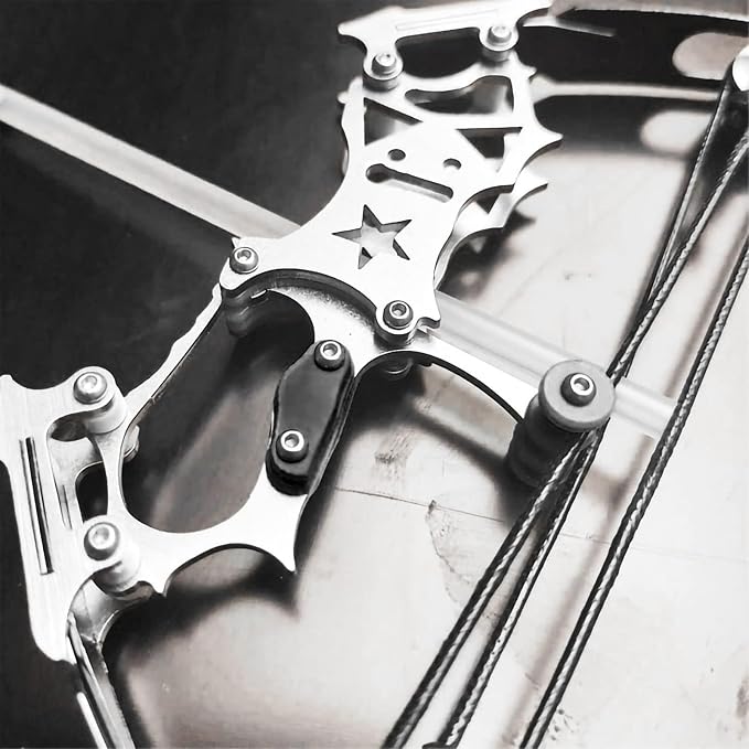 Archery Bow Set Left and Right Hand Compound Bow Hunting Bow Metal Material Catapult RH/LH for Practice Archery