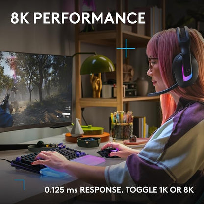 Logitech G512 X 98 TMR + Linear Switch Mechanical Gaming Keyboard - Black | Hot-Swappable 9x TMR Rapid Trigger + Linear Mechanical Switches, Gasket, PBT Keycaps, <8K, LIGHTSYNC RGB, for PC & Mac