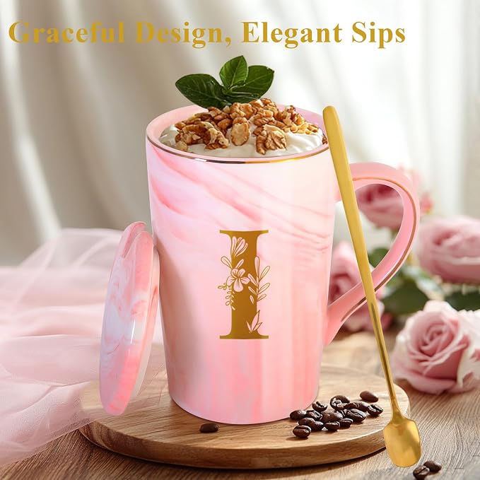 MNZZ Personalized Ceramic Coffee Mug with Lid Tea Cup Women Thank you Appreciation Gratitude Gifts Female Teacher End of Year School Bus Driver Nurse Pastor Team Mom Coach Guard Scout Leader Doctor,I