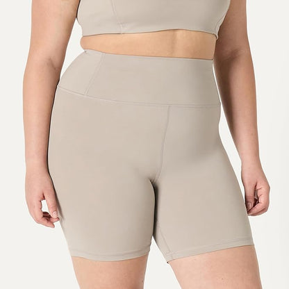 Amazon Essentials Women's Active FormFlex Buttery Soft High Waist Biker Shorts