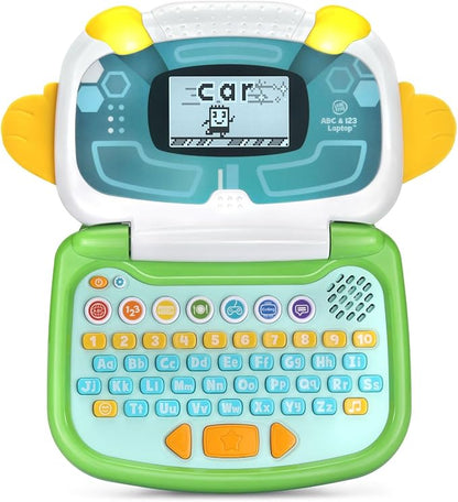 LeapFrog ABC and 123 Laptop for Preschoolers Ages 3-7 Years, Green