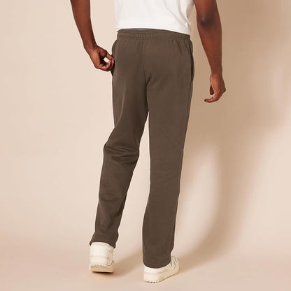 Amazon Essentials Men's Relaxed Straight Leg Fleece Open Bottom Sweatpant (Available in Big & Tall)