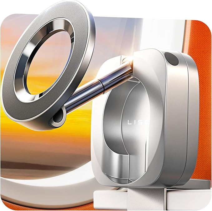 LISEN Airplane Travel Essentials Flying Airplane Phone Holder Magsafe | Hands Free Long Flight Essentials Cruise Essentials 2026 MagSafe Accessories Airplane Gadgets Travel Gifts for Women Unique