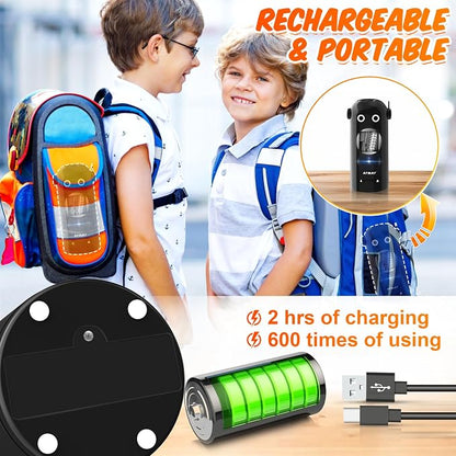 AFMAT Electric Pencil Sharpener for Colored Pencils 7-11.5mm, Fully Automatic Robot Pencil Sharpener, Auto in & Out, Rechargeable Hands-Free for Classroom/Home/Office, Battery Operated, PSX5RB, Black