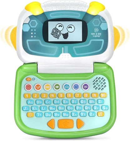 LeapFrog ABC and 123 Laptop for Preschoolers Ages 3-7 Years, Green