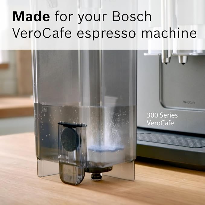 Bosch Descaling Tablets for VeroCafe Coffee and Espresso Machines | Remove Limescale, Corrosion Buildup - Maintenance Accessory for VeroCafe, 3 Tabs - TCZ8002US